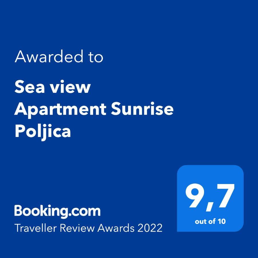 Sea View Apartment Sunrise Poljica & Blue Lagoon Rent A Boat Екстериор снимка